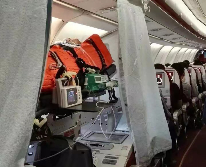 澳门跨国医疗包机、航空担架